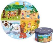 Opakowanie Puzzle okrągłe 4 poru roku