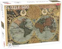 Opakowanie Puzzle Old Map of the World 500