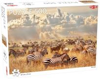 Opakowanie Puzzle Zebra Herd 500 elementów