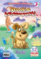 Okładka książki Słodkie kolorowanki. Pieski