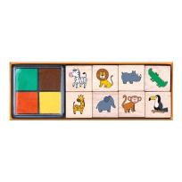 Opakowanie Stempelki Drewniane - Dzikie Zwierzęta - Afryka