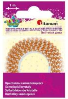 Opakowanie Taśma z kryształkami samoprzyl. 12mmx1m pomarańcz