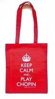 Opakowanie Torba czerwona - Keep calm and play Chopin