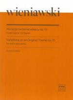 Okładka książki Wariacje na temat własny, op. 15 na skrzypce...