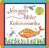 Okładka książki Z Jezusem przez Biblię. Kolorowanka