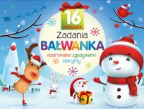 Okładka książki Zadania Bałwanka. Kolorowanki, zgadywanki...