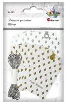 Opakowanie Zawieszki prezentowe 70x45mm mix 20szt