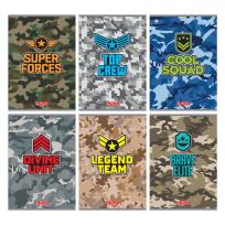 Opakowanie Zeszyt A5/32K linia podwójna Military (10szt)