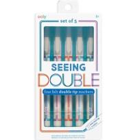 Opakowanie Cienkopisy podwójnie piszące Seeing Double 5szt