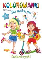 Okładka książki Dziewczynki. Kolorowanki dla malucha