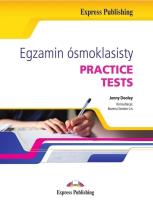 Okładka książki Egzamin ósmoklasisty. Practice Tests + CD w.2018