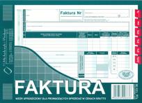 Opakowanie Faktura wzór uproszczony dla prowadzących.. 123-3E