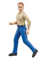 Opakowanie Figurka kobiety w niebieskich dżinsach