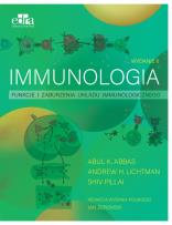 Okładka książki Immunologia. Funkcje i zaburzenia układu immunologicznego