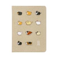 Opakowanie Kalendarz książkowy 18M 2021/2022 Kraft Pieski