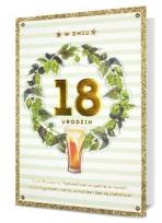 Opakowanie Karnet B6 Osiemnastka HM200-2292