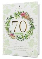 Opakowanie Karnet B6 Urodziny 70 HM200-2291