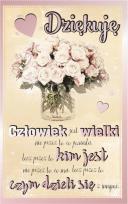 Opakowanie Karnet dziękuje AB MIX U21