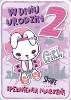 Opakowanie Karnet Urodziny 2 GM-684