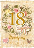 Opakowanie Karnet Urodziny Osiemnastka GM-593