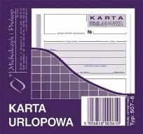 Opakowanie Karta urlopowa 507-6