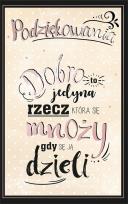 Opakowanie Kartka Dziękuję U59