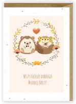 Opakowanie Kartka okolicznościowa, eko koperta Ślub K009