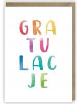 Opakowanie Kartka okolicznościowa Gratulacje K042