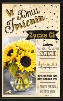 Opakowanie Kartka okolicznościowa Imieniny IM06