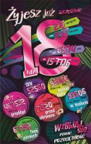 Opakowanie Kartka okolicznościowa Urodziny 18 ST07