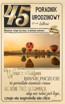 Opakowanie Kartka okolicznościowa Urodziny 45 U75