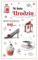 Opakowanie Kartka okolicznościowa Urodziny PS01