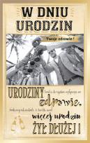 Opakowanie Kartka okolicznościowa Urodziny U24