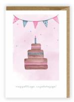 Opakowanie Kartka urodzinowa, eko koperta K019