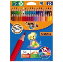 Opakowanie Kredki ołówkowe Kids Evolution ECOlutions 36szt