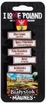 Opakowanie Magnes I love Poland Białystok ILP-MAG-C-POD-10