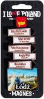Opakowanie Magnes I love Poland Łódź ILP-MAG-C-LOD-12