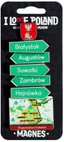 Opakowanie Magnes I love Poland Podlaskie ILP-MAG-C-POD-09