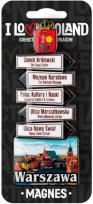 Opakowanie Magnes I love Poland Warszawa ILP-MAG-C-WAR-11