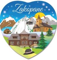 Opakowanie Magnes I love Poland Zakopane ILP-MAG-C-ZAK-14