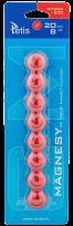 Opakowanie Magnesy do tablic 20mm/8 uśmiech czerwone