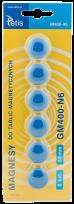 Opakowanie Magnesy do tablic Tetis niebieskie 20mm/6