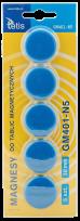 Opakowanie Magnesy do tablic Tetis niebieskie 30mm/5