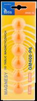 Opakowanie Magnesy do tablic Tetis pomarańczowe 20mm/6