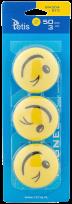 Opakowanie Magnesy do tablic Tetis żółte uśmiechy 50mm/3