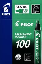 Opakowanie Marker permanentny SCA-100 Zielony 12 sztuk