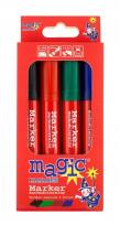 Opakowanie Marker suchościeralny Magic 4 kolory KAMABEN