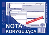 Opakowanie Nota korygująca A5