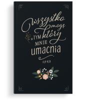 Opakowanie Notatnik Lux - Wszystko mogę w Tym