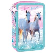 Opakowanie Piórnik z wyp. 2-kom Konie 22 DERFORM